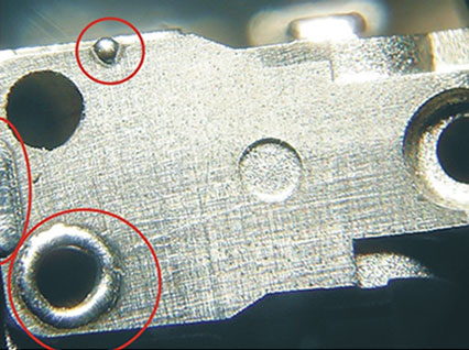 <a href='http://www.537t.com/product/3.htm' class='text_a'>模具激光焊機</a>修復(fù)模具效果